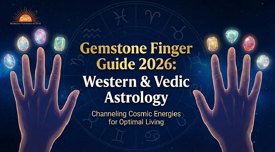 Gemstone Finger Guide 2026: Western and Vedic Astrology